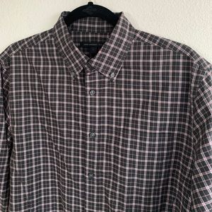 John Varvatos Star USA Roll-up Sleeve Woven Shirt